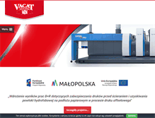 Tablet Screenshot of druk-vacat.pl
